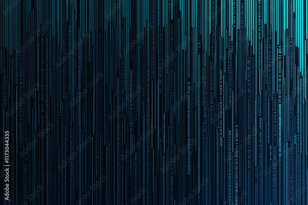 Abstract close-up of a glowing blue digital circuit board, showcasing intricate connections and technological design on a black background.
