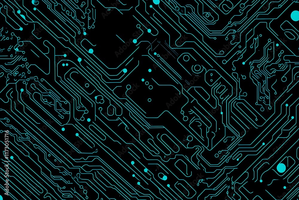 Abstract close-up of a glowing blue digital circuit board, showcasing intricate connections and technological design on a black background.
Abstract close-up of a glowing blue digital circuit board, showcasing intricate connections and technological design on a black background.