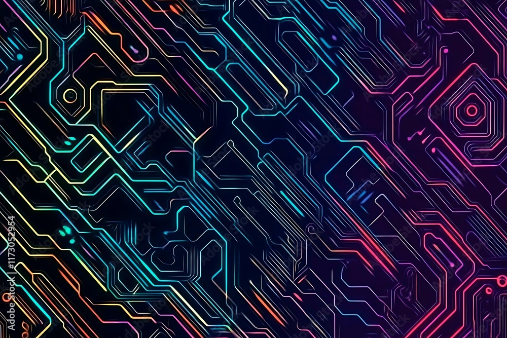 Abstract close-up of a glowing blue digital circuit board, showcasing intricate connections and technological design on a black background.
Abstract close-up of a glowing blue digital circuit board, showcasing intricate connections and technological design on a black background.