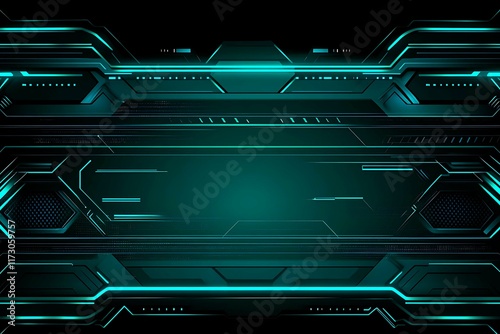 Wallpaper Mural Abstract close-up of a glowing blue digital circuit board, showcasing intricate connections and technological design on a black background.
 Torontodigital.ca