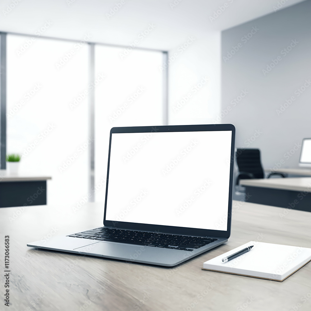 Fototapeta premium Office laptop