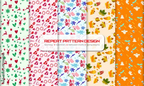  Unique Vector Pattern Designs for Textiles Fabric Design Creative Vector Patterns