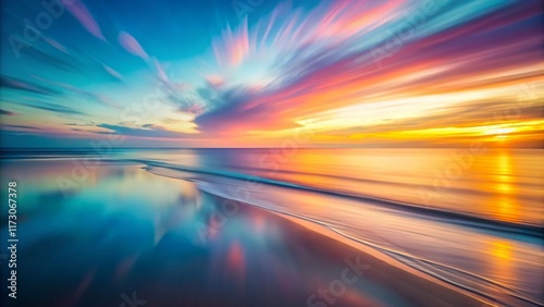 Abstract Soft Lines Minimalist Background - Elegant Pastel Hues Design