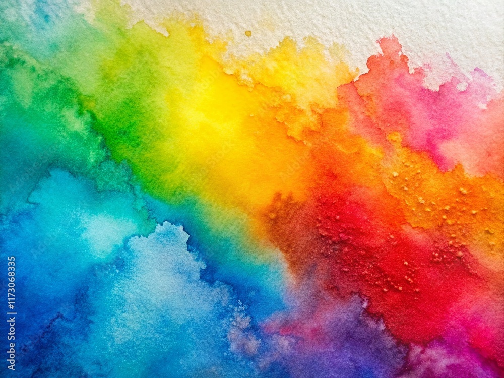 Obraz premium Abstract Watercolor Gradient Background: High-Resolution Macro Close-Up Texture