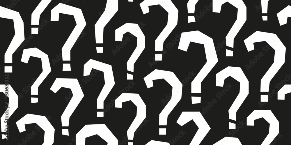 Doodle question mark symbol seamless pattern. Design for fabric, textile, covers, gift wrap, wallpaper. Doodle question mark symbol seamless pattern. Design for fabric, textile, covers, gift wrap, wallpaper.