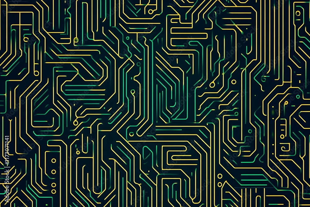 Abstract close-up of a glowing blue digital circuit board, showcasing intricate connections and technological design on a black background.
Abstract close-up of a glowing blue digital circuit board, showcasing intricate connections and technological design on a black background.