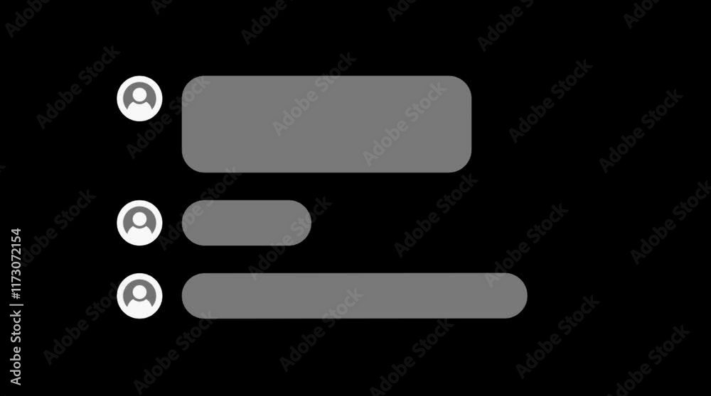 Clean Minimal Social Media Live Comments