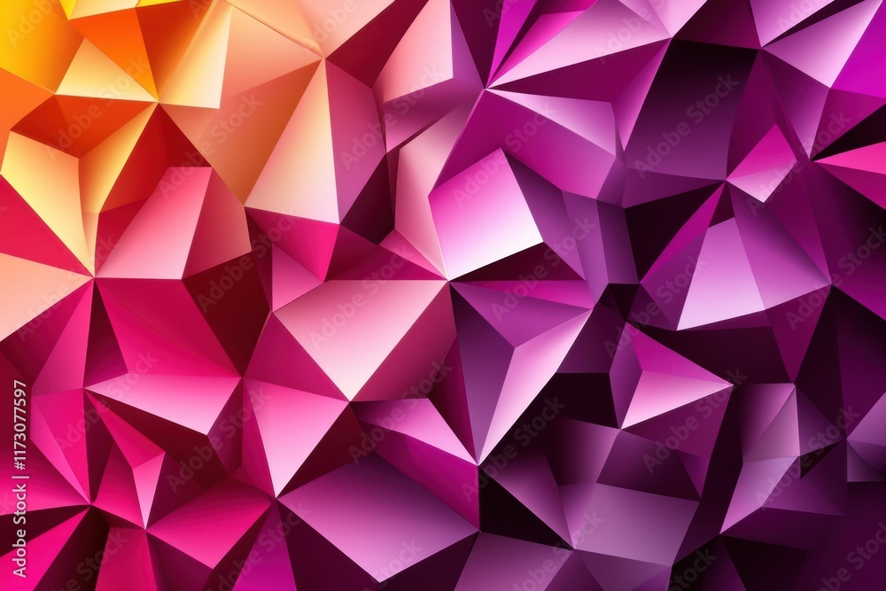 Fototapeta premium Geometric Pattern Background with Colorful and Vibrant Shades
