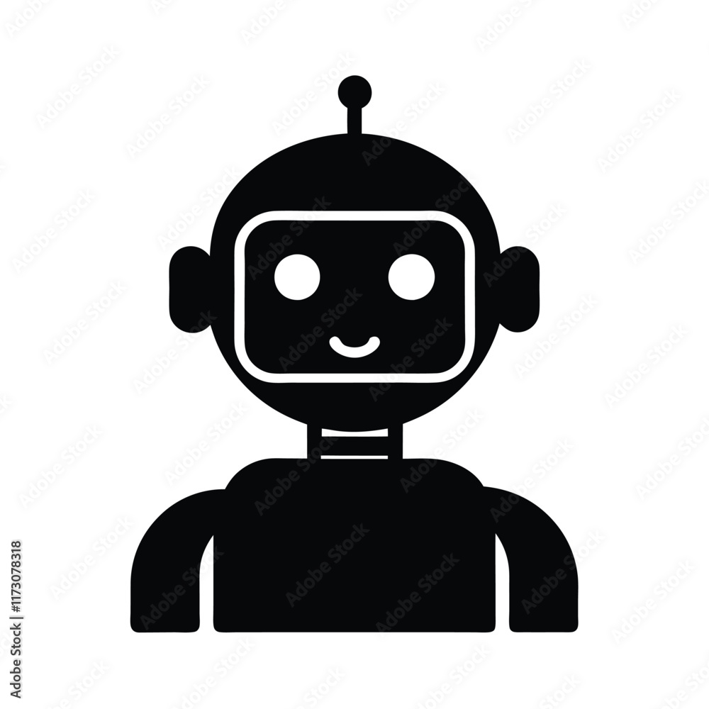 Fototapeta premium robot isolated on white