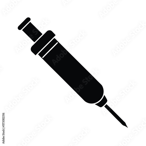 syringe with blood