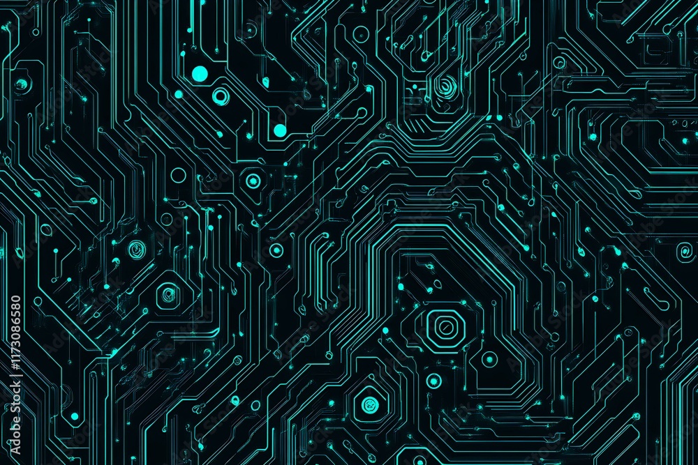 Abstract close-up of a glowing blue digital circuit board, showcasing intricate connections and technological design on a black background.
Abstract close-up of a glowing blue digital circuit board, showcasing intricate connections and technological design on a black background.