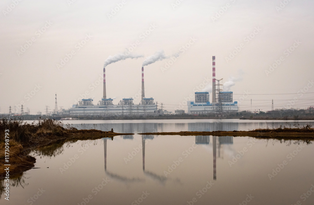 Industrial Reflection on Water Industrial Reflection on Water