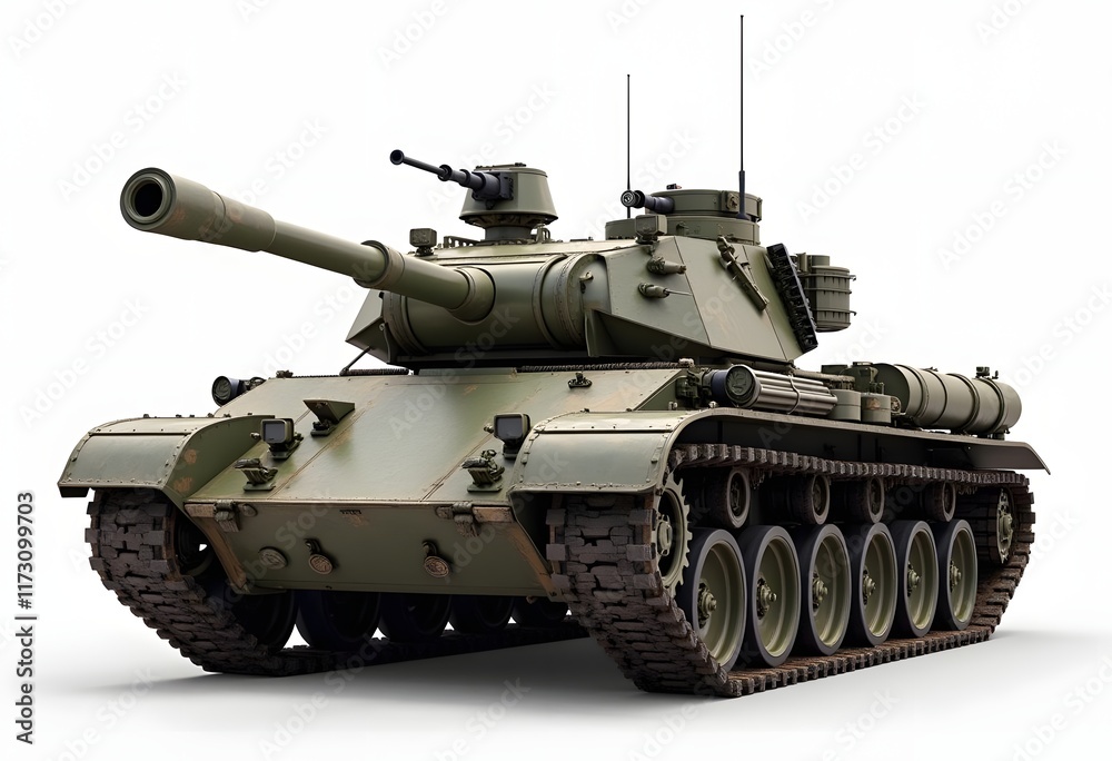 Military tank isolated on white background
Military tank isolated on white background