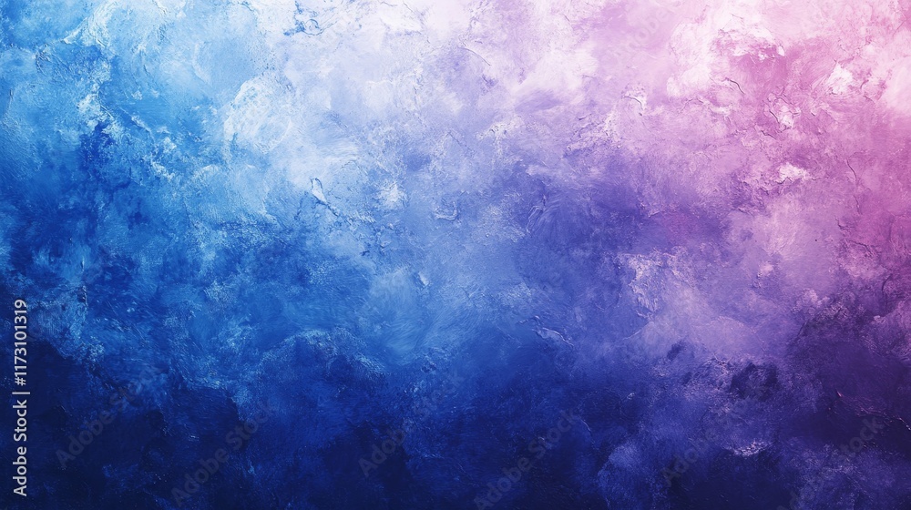 Fototapeta premium Pastel blue purple gradient background, dimmed contrasts texture, presentation slide, retro aesthetic, Generative AI