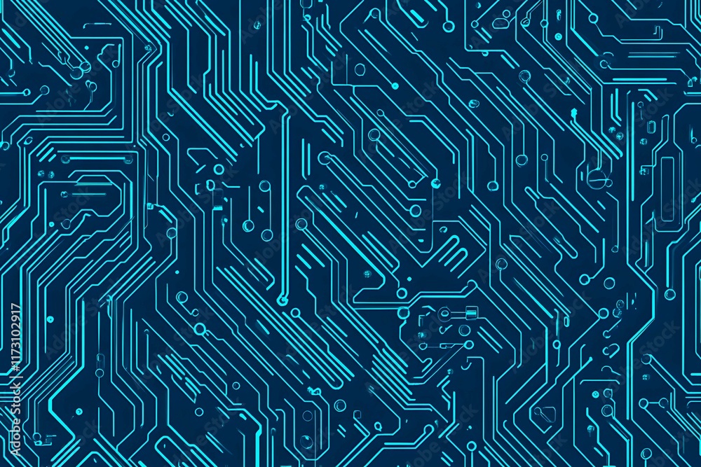 Abstract close-up of a glowing blue digital circuit board, showcasing intricate connections and technological design on a black background.
Abstract close-up of a glowing blue digital circuit board, showcasing intricate connections and technological design on a black background.