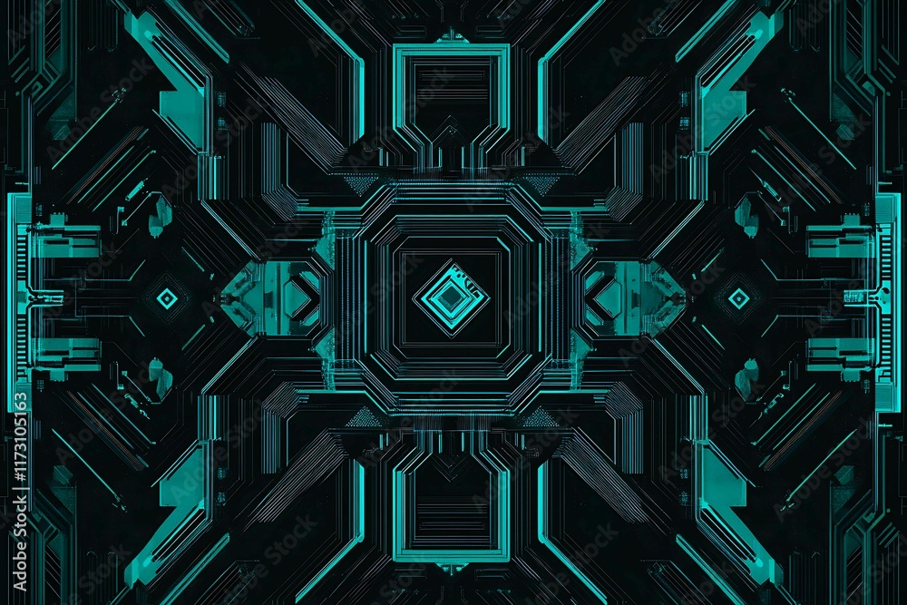 Abstract close-up of a glowing blue digital circuit board, showcasing intricate connections and technological design on a black background.
Abstract close-up of a glowing blue digital circuit board, showcasing intricate connections and technological design on a black background.