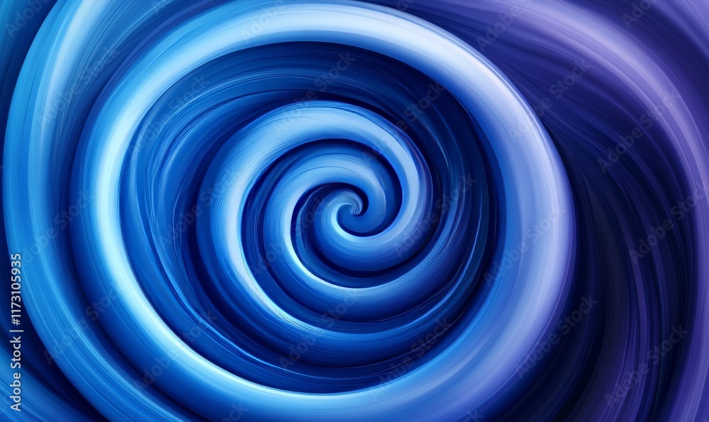 Dynamic cobalt blue gradient background, color swirl texture, digital background, smooth transitions, Generative AI