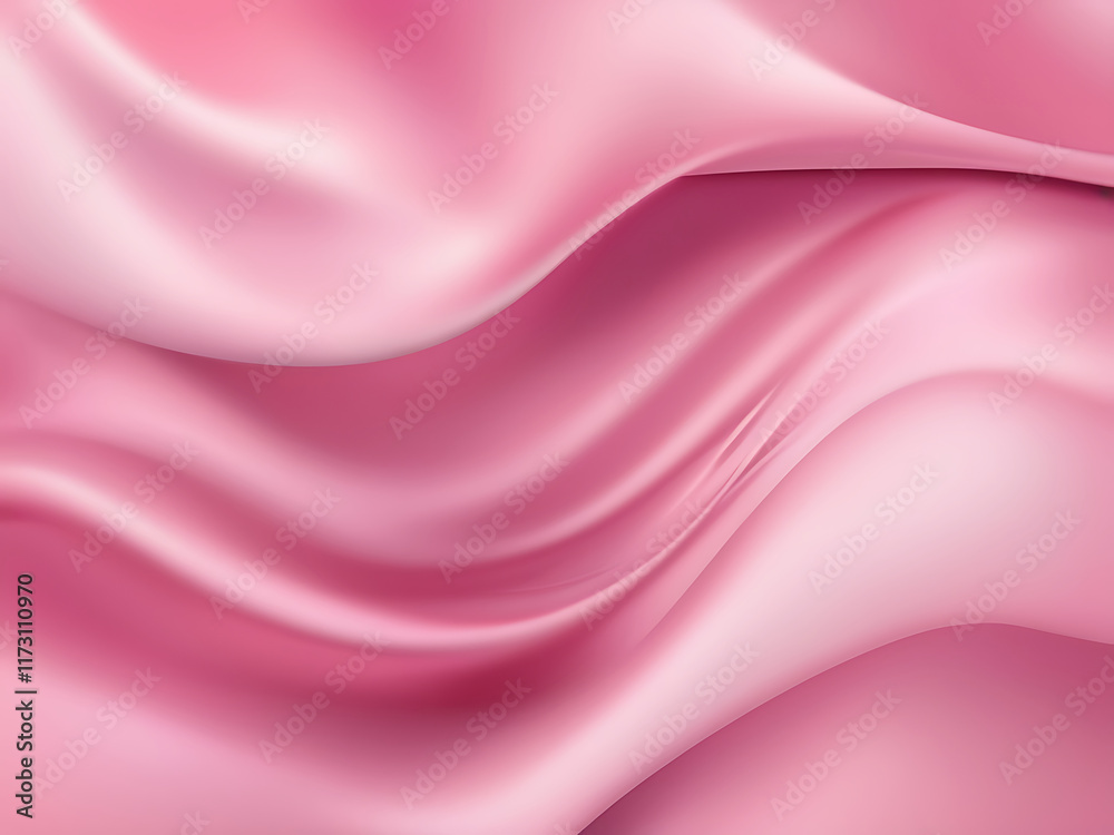 Obraz premium Beautiful luxury 3D modern abstract neon pink background composed of waves with light digital effect.