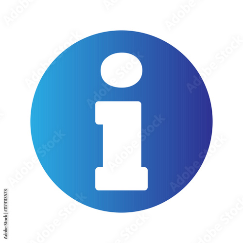 Information icon design template