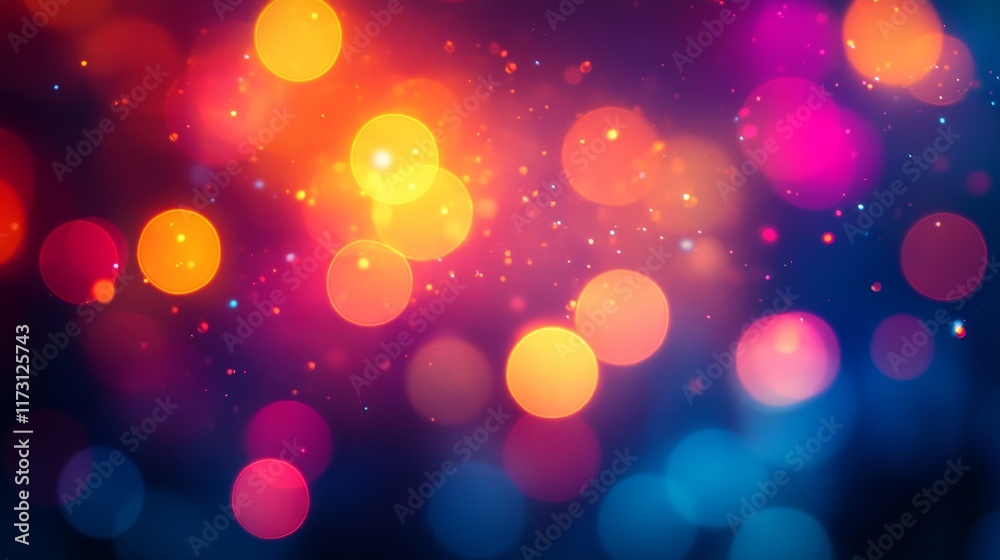 Abstract Blurred Neon Background, Generative AI Abstract Blurred Neon Background, Generative AI