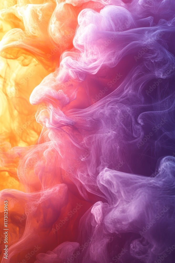 Fototapeta premium Abstract Fluid Color Gradient, Generative AI