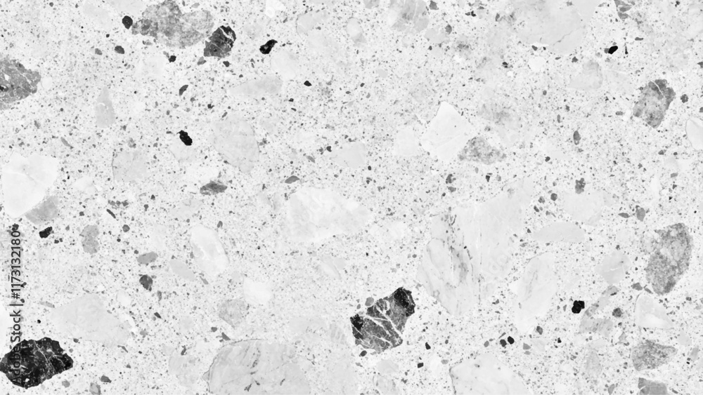 Polished terrazzo marble floor texture in black and white. Modern white and black marble terrazzo texture with abstract patterns. Exquisite white and black marble floor, a stunning display of natural Polished terrazzo marble floor texture in black and white. Modern white and black marble terrazzo texture with abstract patterns. Exquisite white and black marble floor, a stunning display of natural