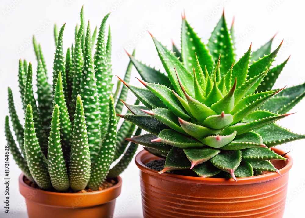 Close-up Aloe and Cactus Still Life: Urban Exploration Photography Poster Template