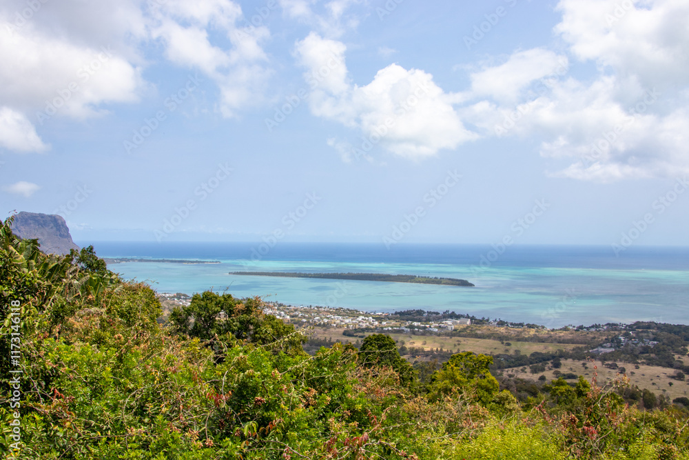 Obraz premium Mauritius, Chamarel View Point