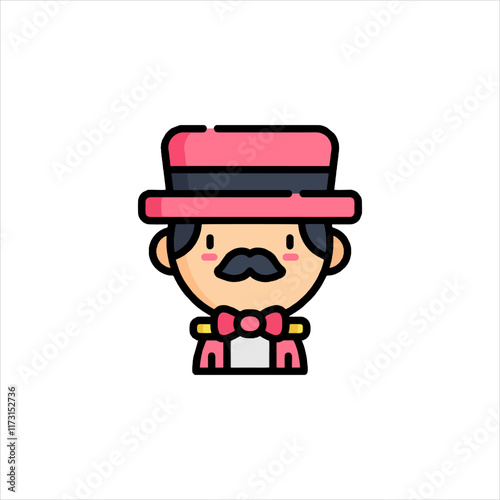 funny cartoon illusionist