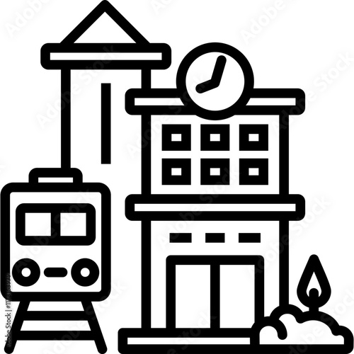 Train Station Icon