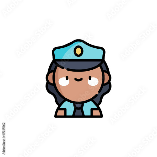 funny cartoon policeman