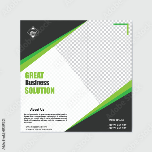 Modern social media post design