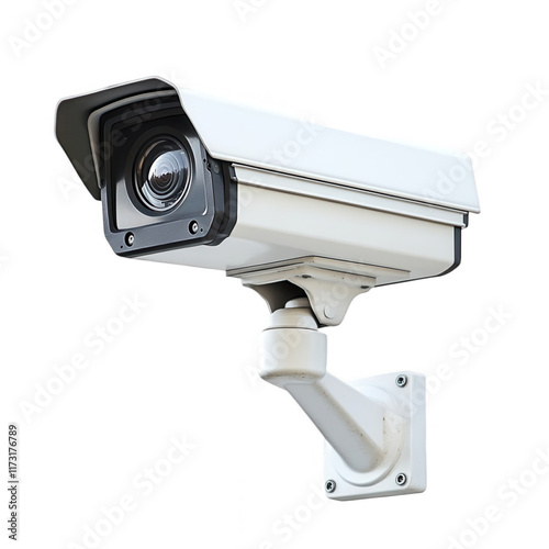 security surveillance camera mounted 