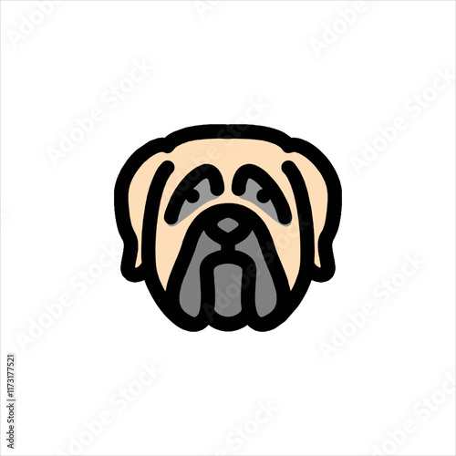 english bulldog portrait