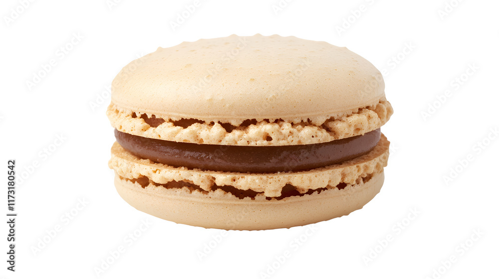 one macaroon cookie isolated on white background
one macaroon cookie isolated on white background