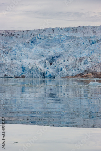 View of Islandis glacier in Qalerallit fjord (South Greenland)	
 photo