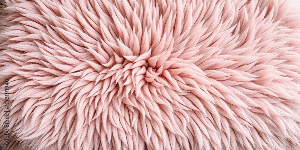 Soft Pink Plush Fur Texture Background Fluffy Shaggy Textile Close up Detail Soft Pink Plush Fur Texture Background Fluffy Shaggy Textile Close up Detail