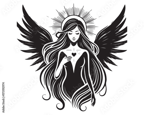 Woman Angel 13.eps