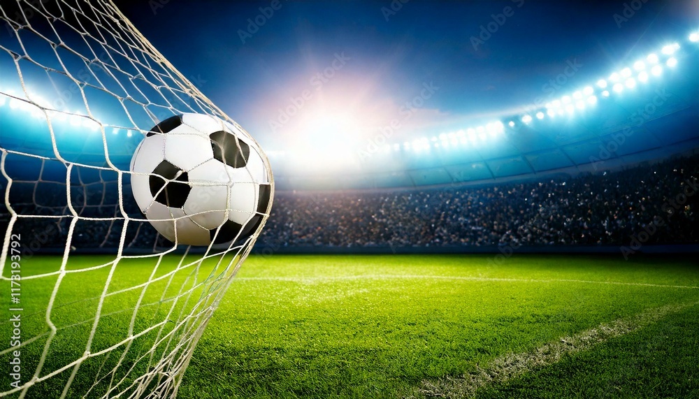 Naklejka premium Football, All World, is a good game.