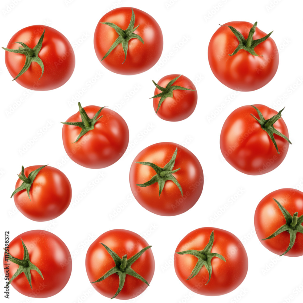 ripe tomatoes isolated on white transparent background ripe tomatoes isolated on white transparent background