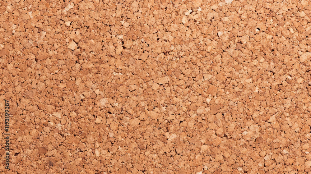 Natural corkboard texture with visible grain, showcasing warm latte shaded surface ideal for backgrounds or design projects Natural corkboard texture with visible grain, showcasing warm latte shaded surface ideal for backgrounds or design projects