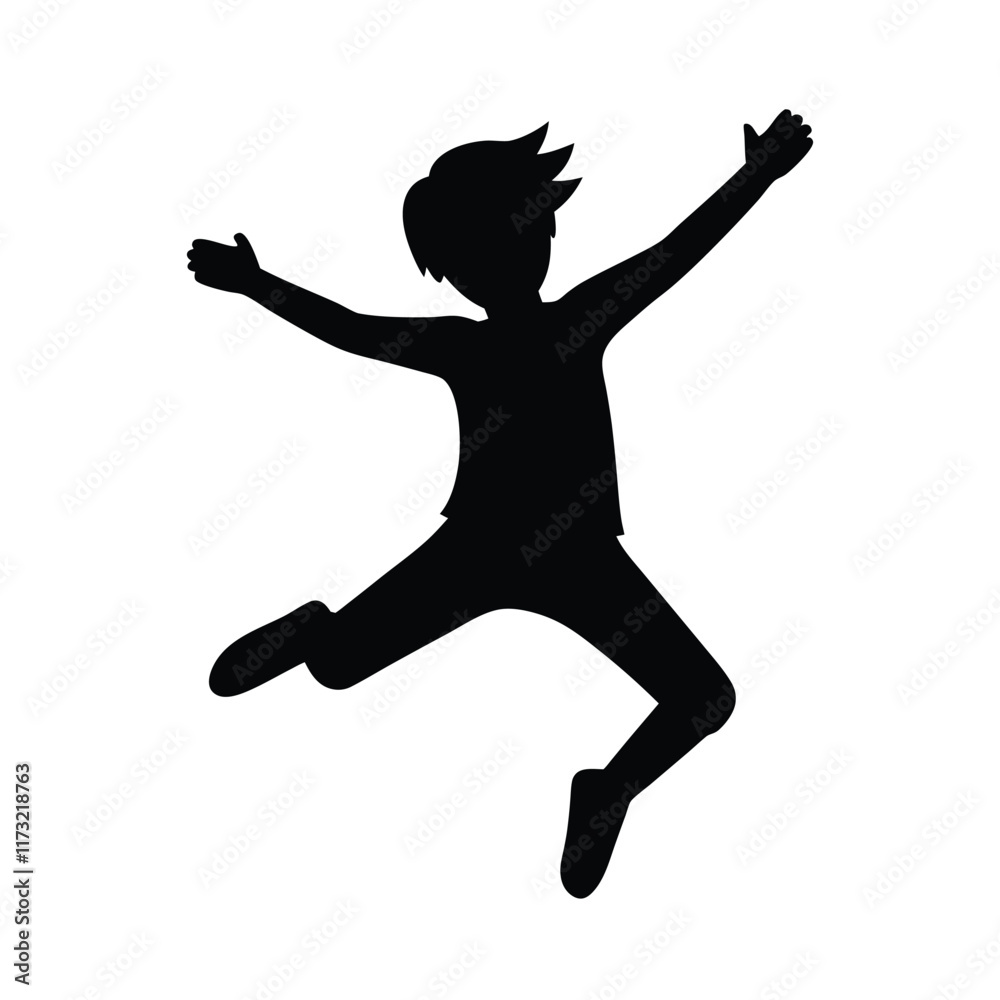 silhouette of jumping person silhouette of jumping person