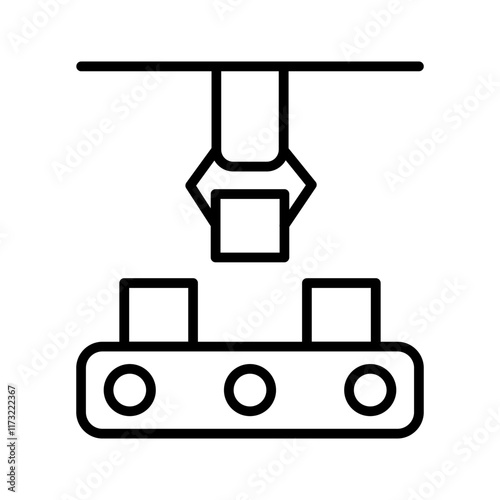 Manufacturing Vector Icon