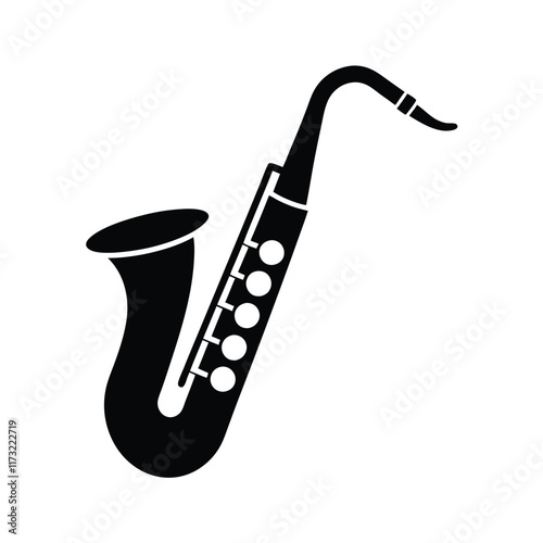 saxophone style musical icon