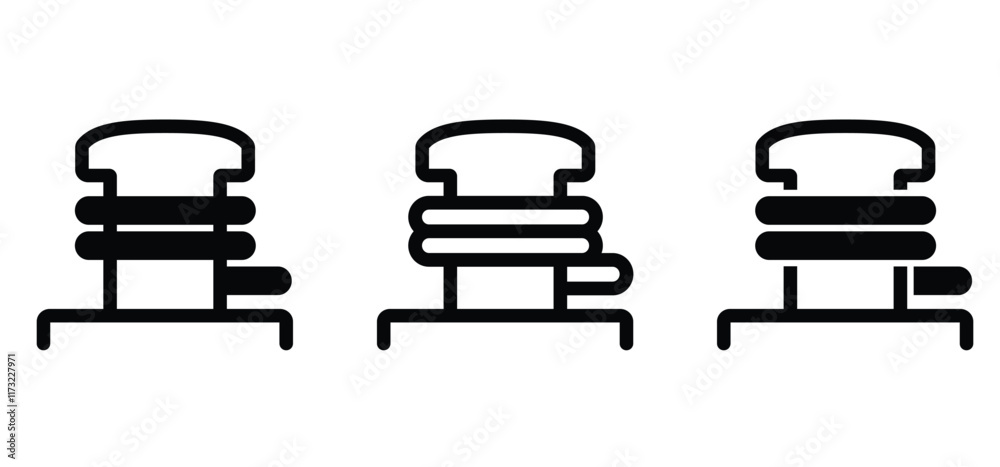 Cartoon mooring posts, or bollards icon. For ship, boat, ferry or mooring boats. Marine bollard for boats or yachts mooring. For rope tied on pier. Boat tools. Haven or port and bollard angled logo Cartoon mooring posts, or bollards icon. For ship, boat, ferry or mooring boats. Marine bollard for boats or yachts mooring. For rope tied on pier. Boat tools. Haven or port and bollard angled logo