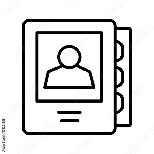 Contacts Vector Icon