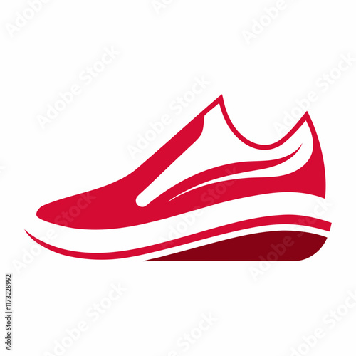 Shoe and Footwear Lines Logo for White Background Branding