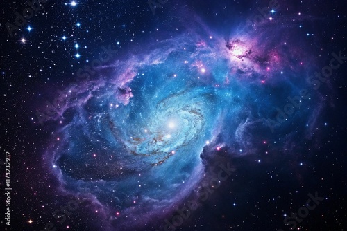 Wallpaper Mural Colorful nebula clouds are made up of colorful clouds of interstellar gas.	 Torontodigital.ca