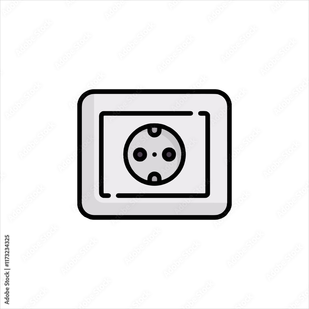 electrical outlet illustration electrical outlet illustration