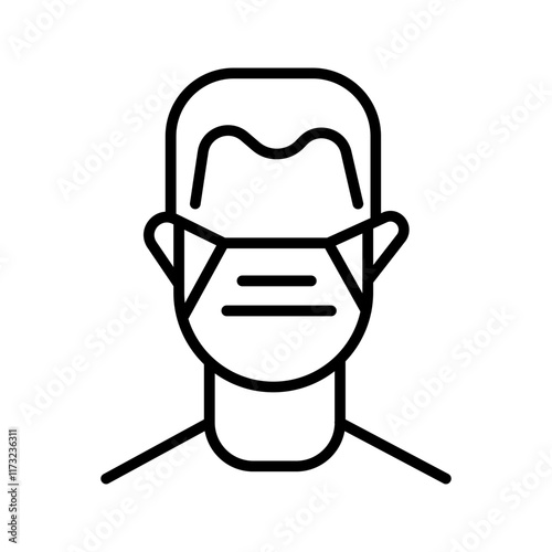 Masked Man Vector Icon